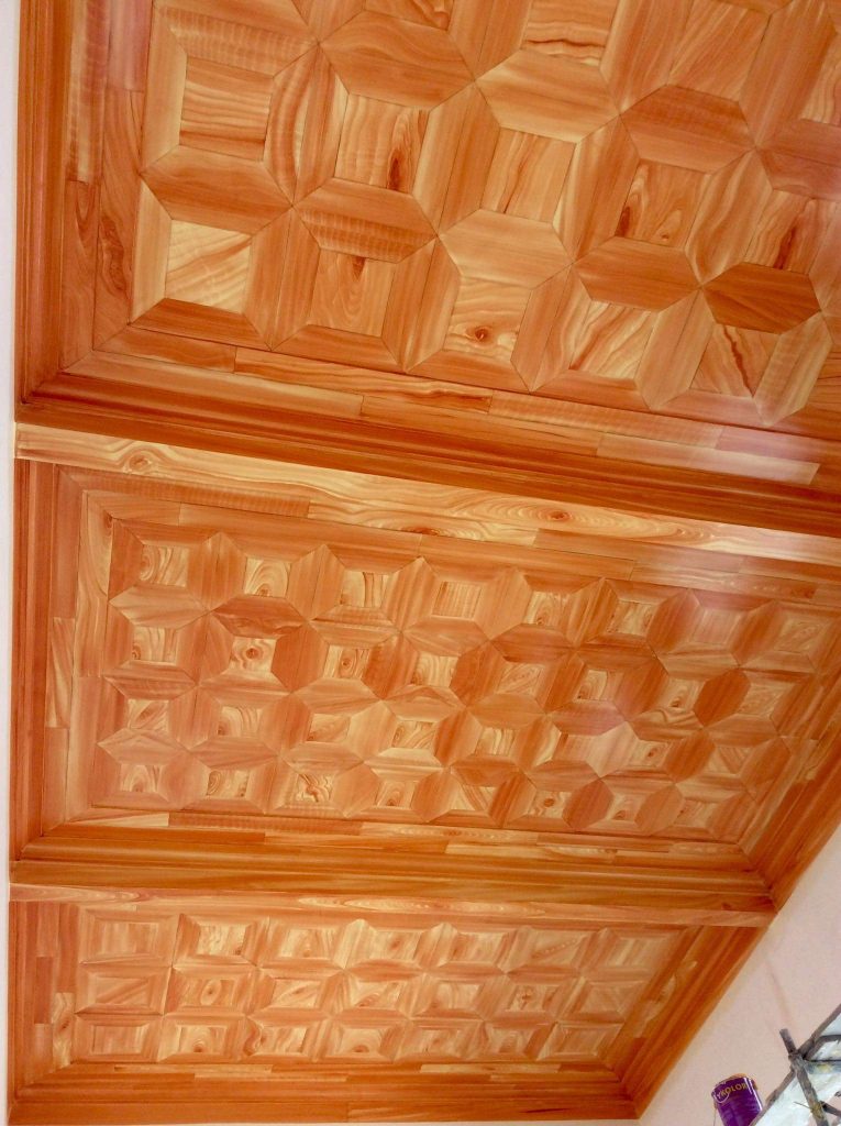Trần mây và sàn gỗ 005